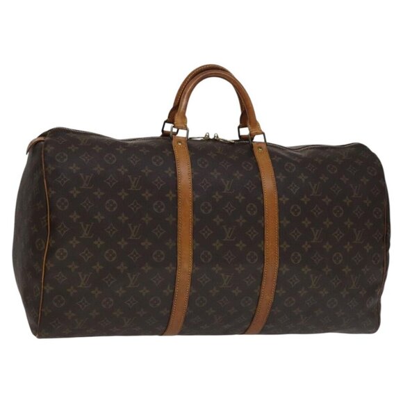 LOUIS VUITTON Monogram Keepall 60 Boston Bag M41422 LV Auth 111454 - Picture 1 of 15
